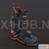 1184232 - PBR Game 3D Model - Dynafit Hoji Free - Ski Boot