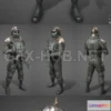 1184238 - PBR Game 3D Model - Dystopian Foot Soldier PBR