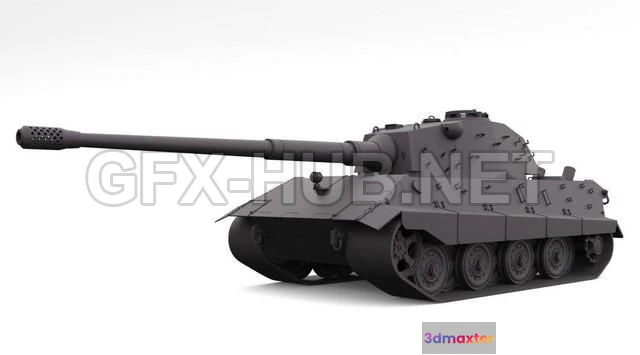 1184242 - PBR Game 3D Model - E-75 German Heavy Tank