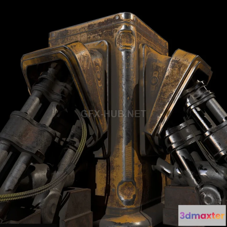 1184244 - PBR Game 3D Model - EAGLE machine