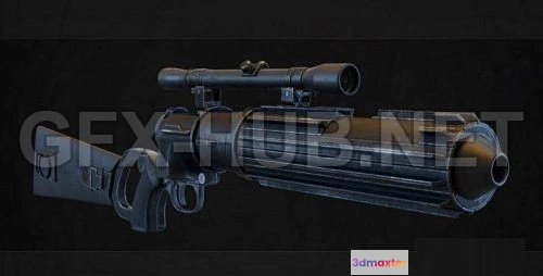 1184258 - PBR Game 3D Model - EE-3 Carbine