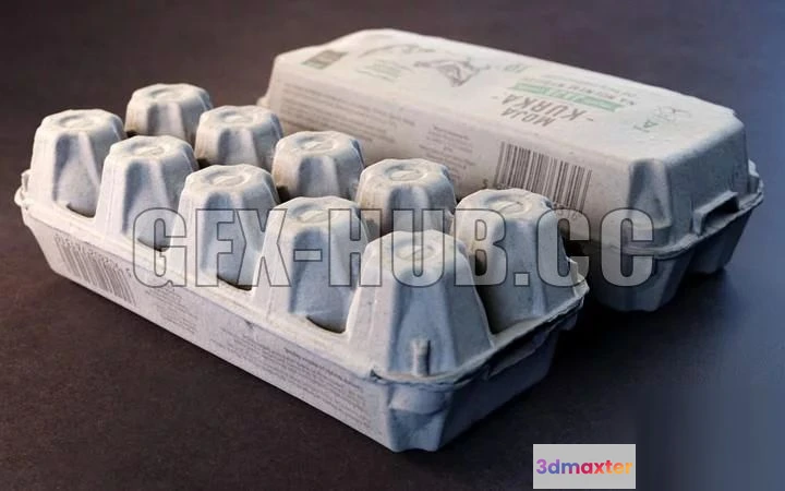 1184260 - PBR Game 3D Model - EggBox