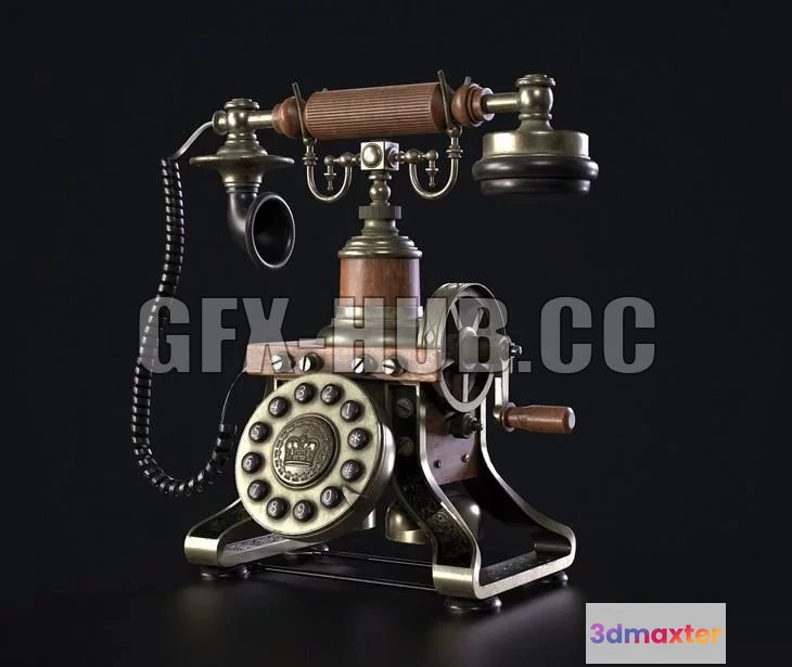 1184266 - PBR Game 3D Model - Eiffel Tower Phone 1892