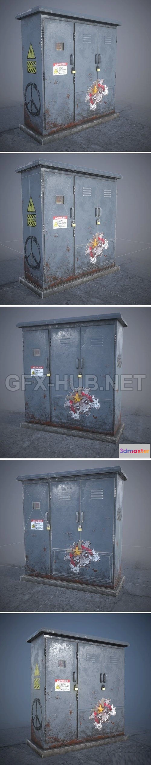 1184294 - PBR Game 3D Model - Electric Switch Box