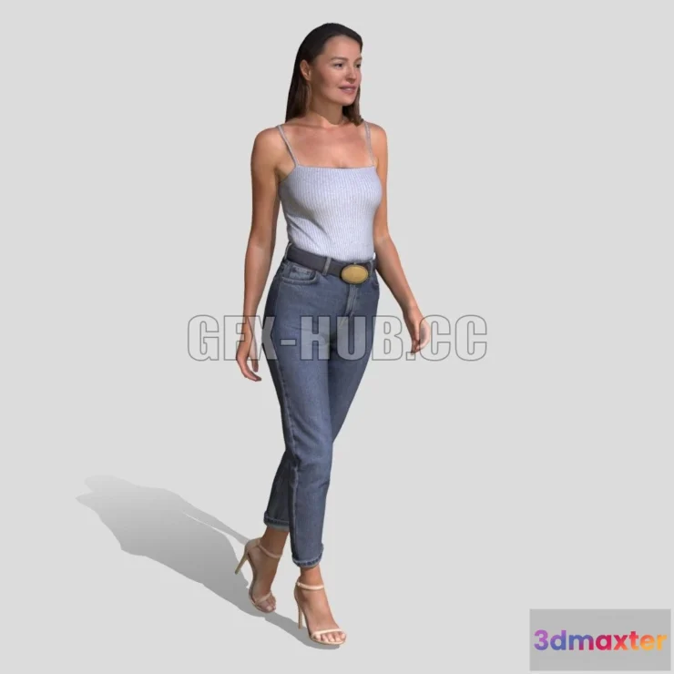 1184324 - PBR Game 3D Model - Elena 1058