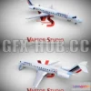 1184348 - PBR Game 3D Model - EMBRAER 145