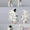 1184358 - PBR Game 3D Model - EMU NASA Space Suit