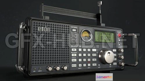1184396 - PBR Game 3D Model - Eton Satellit 750 Radio