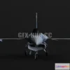 1184442 - PBR Game 3D Model - F16 Jet
