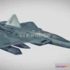 1184450 - PBR Game 3D Model - F-22C