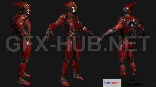 1184464 - PBR Game 3D Model - Falcon hero