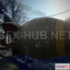 1184488 - PBR Game 3D Model - Fallout Mini Nuke PBR