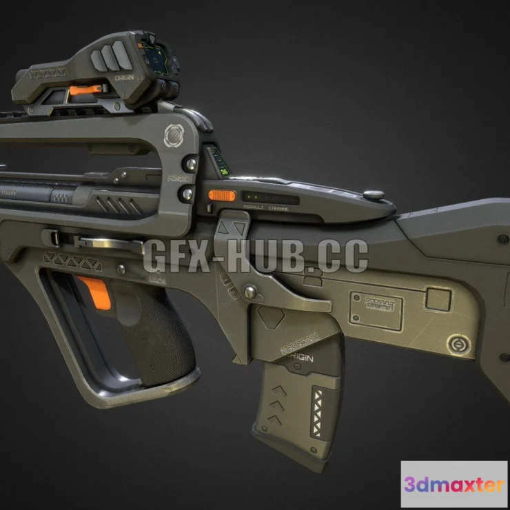 1184498 - PBR Game 3D Model - Famas TLX