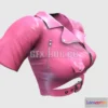 1184548 - PBR Game 3D Model - Female Pink Leather Crop Jacket