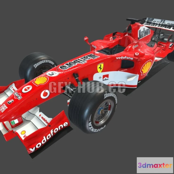 1184592 - PBR Game 3D Model - Ferrari 248 F1