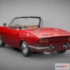 1184614 - PBR Game 3D Model - Fiat 850 Spider