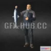 1184640 - PBR Game 3D Model - Fisherman