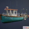 1184646 - PBR Game 3D Model - Fishing Ship game-ready asset