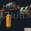 1184670 - PBR Game 3D Model - Flamethrower gun PBR