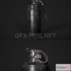 1184676 - PBR Game 3D Model - Flash Bang Grenade