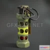 1184678 - PBR Game 3D Model - Flashbang Grenade