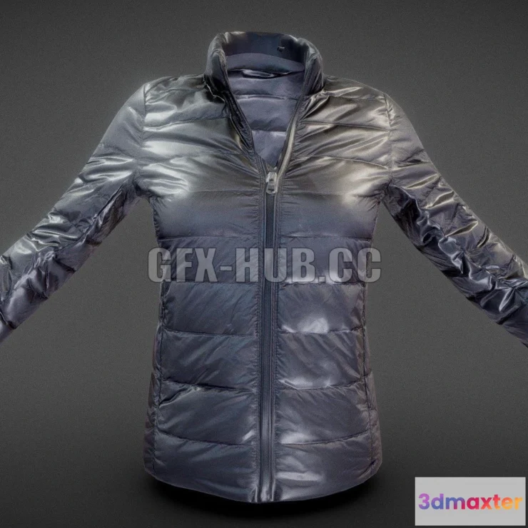 1184694 - PBR Game 3D Model - Fluffy Bands Jacket