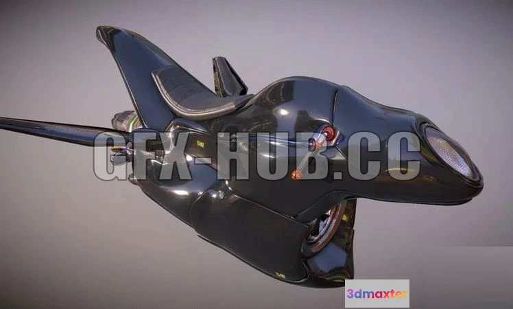 1184698 - PBR Game 3D Model - Fly Motocycles