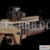 1184714 - PBR Game 3D Model - FN SCAR 17S