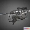 1184718 - PBR Game 3D Model - FN SCAR-L Sniper