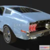 1184744 - PBR Game 3D Model - Ford Mustang 1968