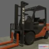 1184764 - PBR Game 3D Model - Forklift Toyota