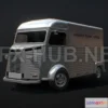 1184788 - PBR Game 3D Model - French delivery van