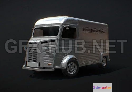 1184788 - PBR Game 3D Model - French delivery van