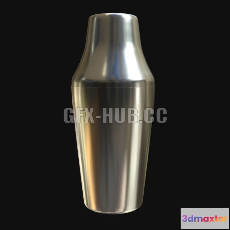 1184796 - PBR Game 3D Model - French shaker