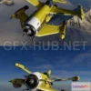 1184808 - PBR Game 3D Model - FRVR Fighter Flighter