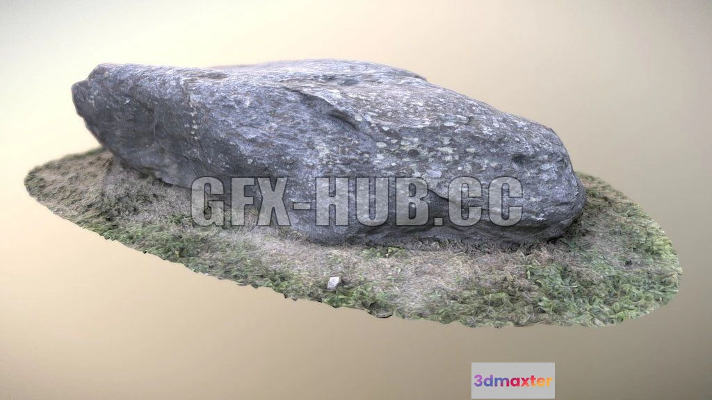 1184810 - PBR Game 3D Model - Frymburk Rock