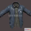 1184818 - PBR Game 3D Model - Full Sail University Bomber Jacket
