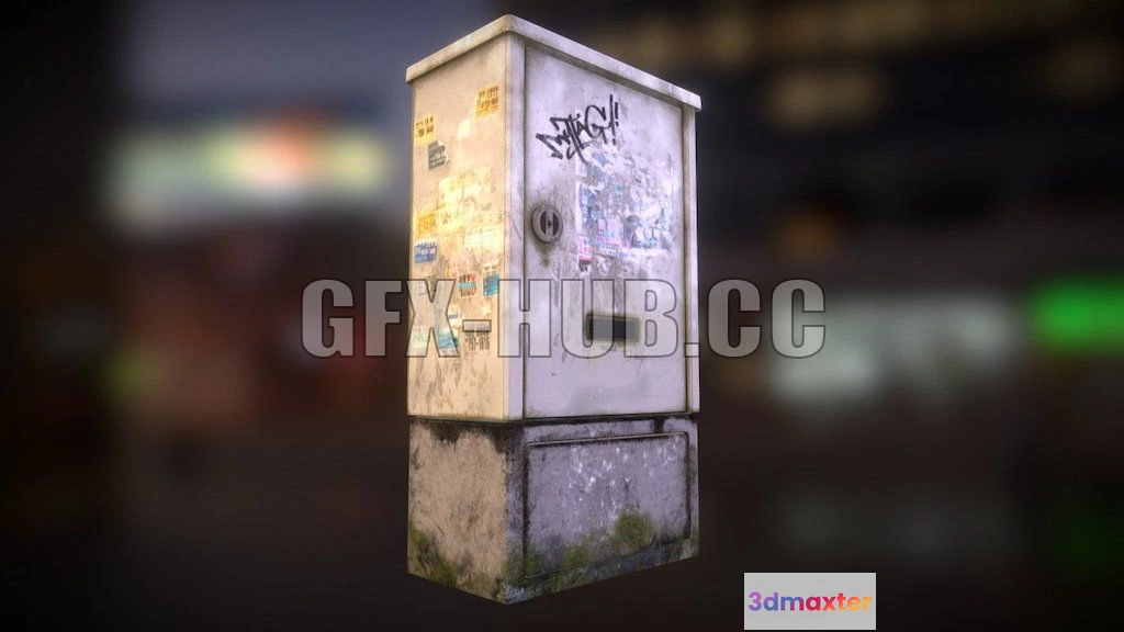 1184822 - PBR Game 3D Model - Fuse Box