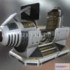 1184838 - PBR Game 3D Model - Futuristic control module Basic Version
