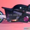 1184842 - PBR Game 3D Model - Futuristic Cyberpunk Motorcycle PBR