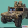 1184884 - PBR Game 3D Model - Game Ready Humvee