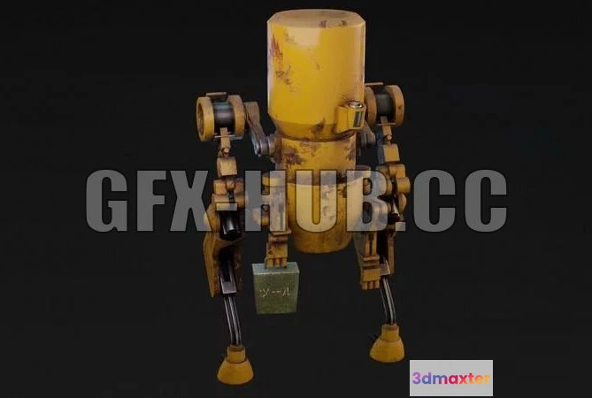 1184886 - PBR Game 3D Model - Game Ready Mech Z-048