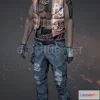 1184912 - PBR Game 3D Model - Gangsta character