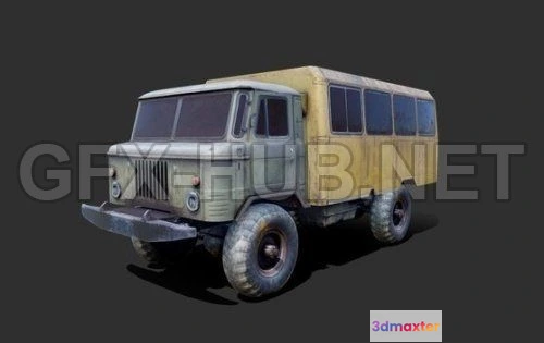 1184960 - PBR Game 3D Model - Gaz 66 PBR