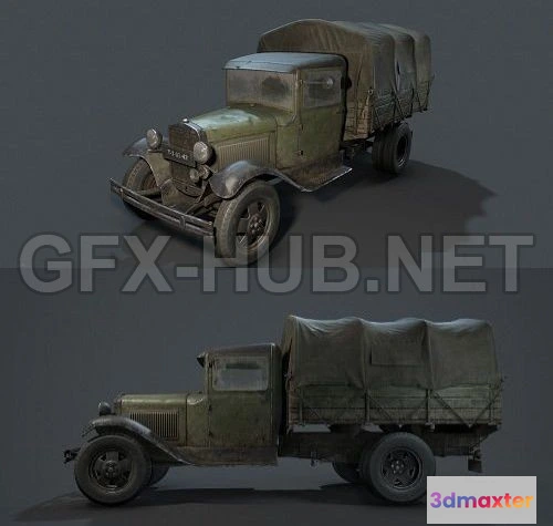 1184962 - PBR Game 3D Model - GAZ AA