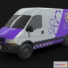 1184986 - PBR Game 3D Model - Generic Delivery Van