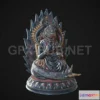 1185026 - PBR Game 3D Model - Giant statue
