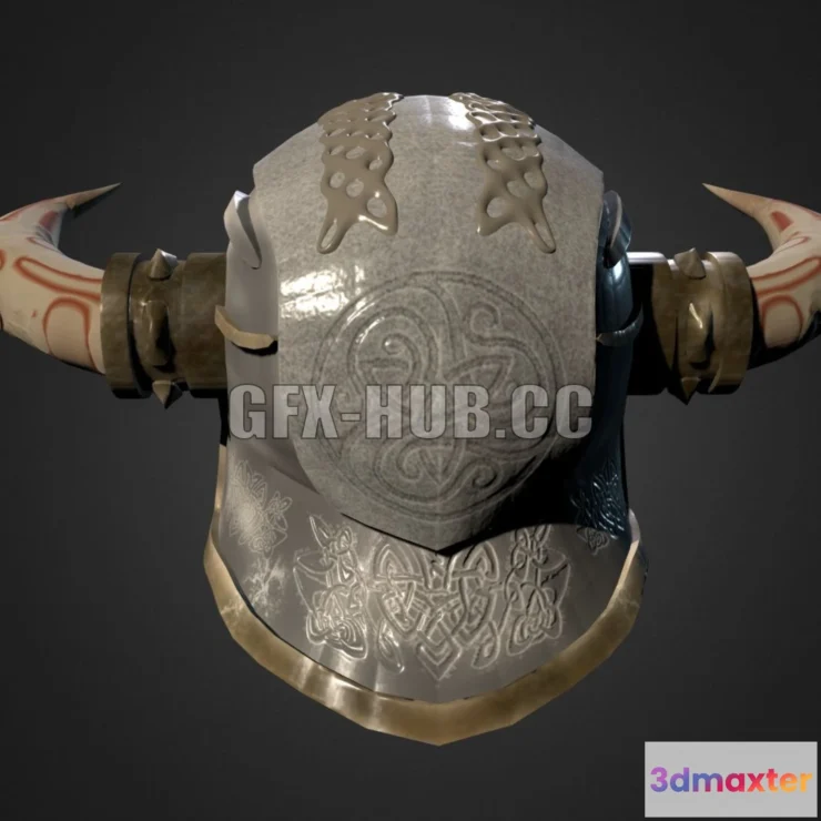 1185088 - PBR Game 3D Model - Gladiator Helm TurluGuvech