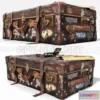 1185094 - PBR Game 3D Model - Globetrotter suitcase