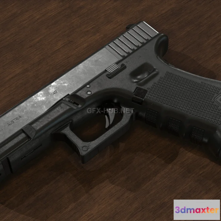1185102 - PBR Game 3D Model - Glock 22